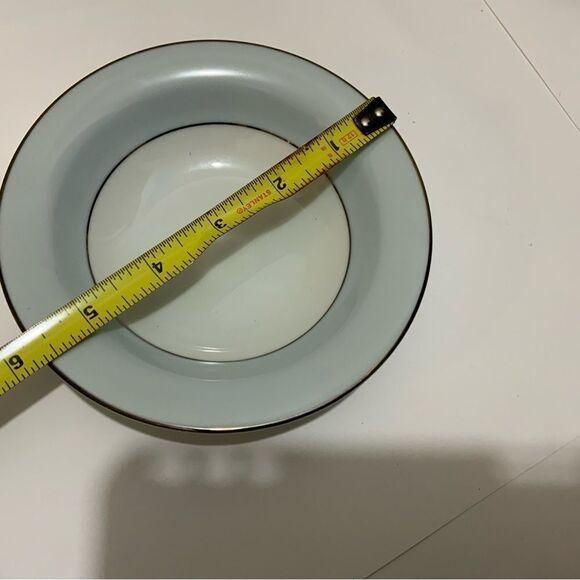 Noritake Bluedale 5533 FRUIT BOWL Set of 2  Light Blue Rim Vintage 1950’s G4 - Picture 6 of 7